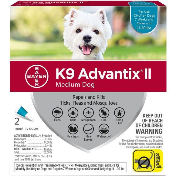 K9 Advantix 2 Dose Dogs 4.5-11kg